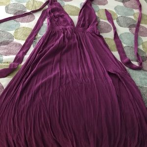 Lulu brand, never worn, plunging neckline dress
